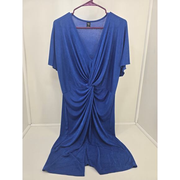 Women’s Clothing Lot 2 Dresses SHEIN Curve Plus 2XL + Apt 9 XL Abstract Print - Picture 1 of 4